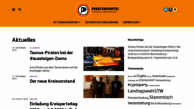 What Piratenpartei-hochtaunus.de website looked like in 2019 (4 years ago)