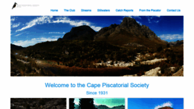 What Piscator.co.za website looked like in 2019 (4 years ago)
