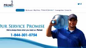 What Primowaterdirect.com website looked like in 2019 (4 years ago)
