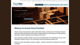 What Packnet.pl website looked like in 2019 (4 years ago)