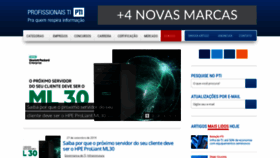 What Profissionaisti.com.br website looked like in 2019 (4 years ago)