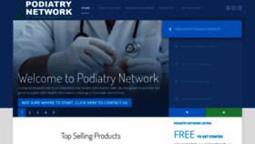 What Podiatrynetwork.com website looked like in 2019 (4 years ago)