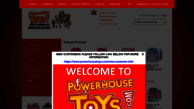 What Powerhousetoys.com website looked like in 2019 (4 years ago)