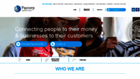 What Paycorp.co.za website looked like in 2019 (4 years ago)