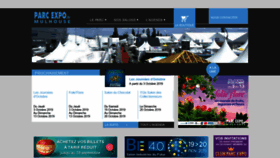 What Parcexpo.fr website looked like in 2019 (4 years ago)