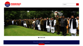 What Punjabpolice.gov.pk website looked like in 2019 (4 years ago)