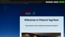 What Pilates-room.ch website looked like in 2019 (4 years ago)