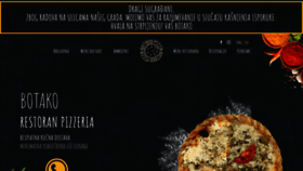 What Pizzabotako.rs website looked like in 2019 (4 years ago)