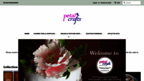 What Petalcrafts.com website looked like in 2019 (4 years ago)
