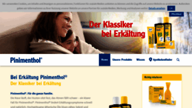 What Pinimenthol.de website looked like in 2019 (4 years ago)