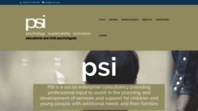 What Psi-uk.com website looked like in 2019 (4 years ago)