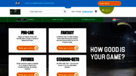 What Prolinestadium.com website looked like in 2019 (4 years ago)