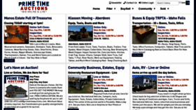 What Primetimeauctions.com website looked like in 2019 (4 years ago)