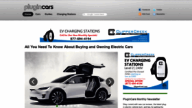 What Plugincars.com website looked like in 2019 (4 years ago)