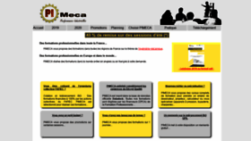 What Pimeca.fr website looked like in 2019 (4 years ago)