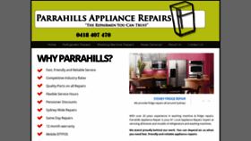 What Parrahills.com.au website looked like in 2019 (4 years ago)