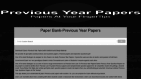 What Previousyearpapers.in website looked like in 2019 (4 years ago)