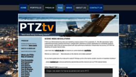 What Ptztv.com website looked like in 2019 (4 years ago)