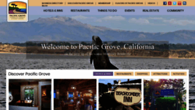 What Pacificgrove.org website looked like in 2019 (4 years ago)