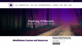What Padraigomorain.com website looked like in 2019 (4 years ago)