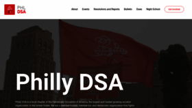 What Phillydsa.com website looked like in 2019 (4 years ago)