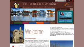 What Portsaintlouis-tourisme.fr website looked like in 2019 (4 years ago)