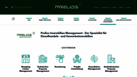 What Prelios.de website looked like in 2019 (4 years ago)
