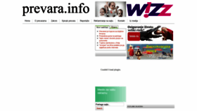 What Prevara.info website looked like in 2019 (4 years ago)