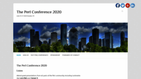 What Perlconference.us website looked like in 2019 (4 years ago)