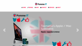 What Pommeit.com.au website looked like in 2019 (4 years ago)