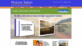 What Picturesalon.com website looked like in 2019 (4 years ago)