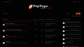 What Poptuga.com website looked like in 2019 (4 years ago)