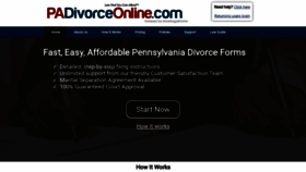 What Padivorceonline.com website looked like in 2019 (4 years ago)