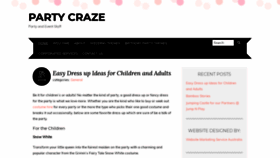 What Partycraze.com.au website looked like in 2019 (4 years ago)