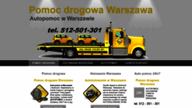 What Pomocdrogowa-warszawa.pl website looked like in 2019 (4 years ago)