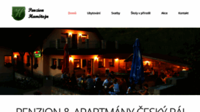 What Penzionhamstejn.cz website looked like in 2019 (4 years ago)