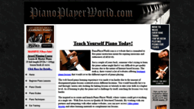 What Pianoplayerworld.com website looked like in 2019 (4 years ago)