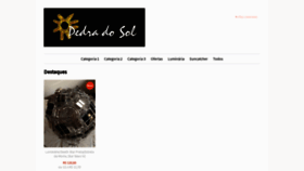 What Pedradosol.com.br website looked like in 2019 (4 years ago)