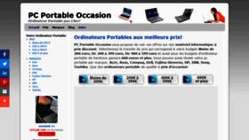 What Pcportableoccasion.fr website looked like in 2019 (4 years ago)