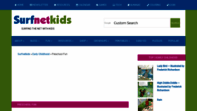 What Preschoolfun.net website looked like in 2019 (4 years ago)