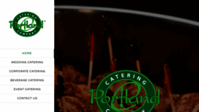 What Portlandcateringcompany.com website looked like in 2019 (4 years ago)