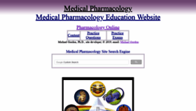 What Pharmacology2000.com website looked like in 2019 (4 years ago)
