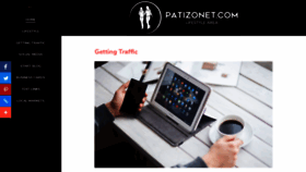 What Patizonet.com website looked like in 2019 (4 years ago)