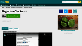 What Plagiarism-checker.soft112.com website looked like in 2019 (4 years ago)