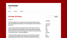 What Prandall.com website looked like in 2019 (4 years ago)