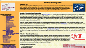 What Postal-markings.org website looked like in 2019 (4 years ago)