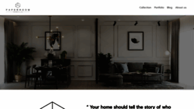 What Paperroomdesign.com website looked like in 2019 (4 years ago)