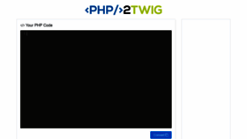 What Php2twig.com website looked like in 2019 (4 years ago)