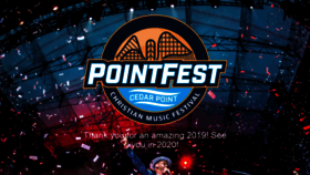 What Pointfestival.com website looked like in 2019 (4 years ago)