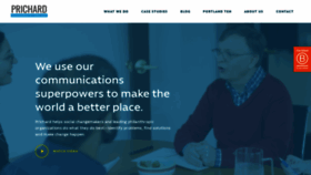 What Prichardcommunications.com website looked like in 2019 (4 years ago)
